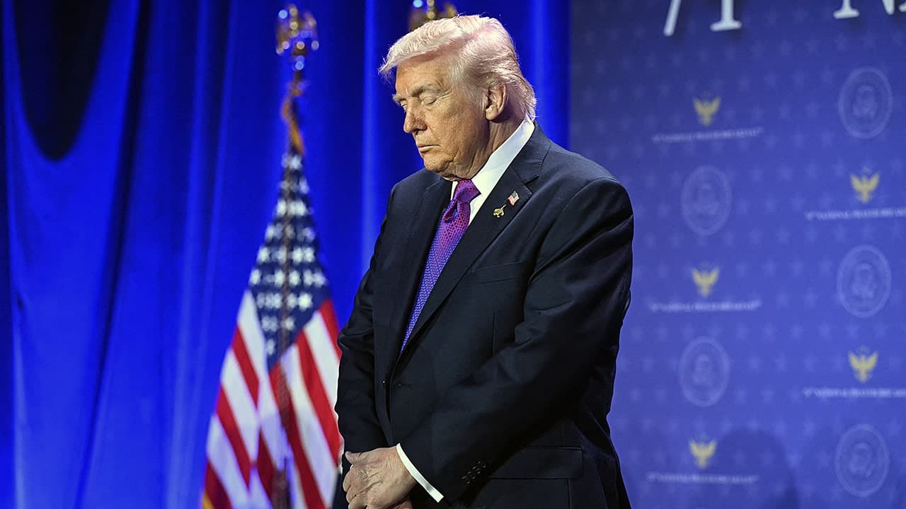 President Trump delivers Good Friday Oval Office message saying religion is 'growing again' in the U.S., quotes John 3:16