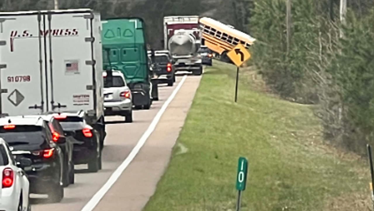 Two Kenwood Middle School students killed and several others injured in Carroll County, Tennessee school bus crash on Highway 70