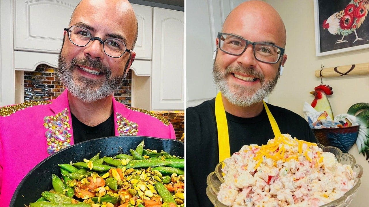 Food Network chef Jason Smith shares favorite Easter dishes, including sautéed spring peas with pistachios and Southern cornbread salad