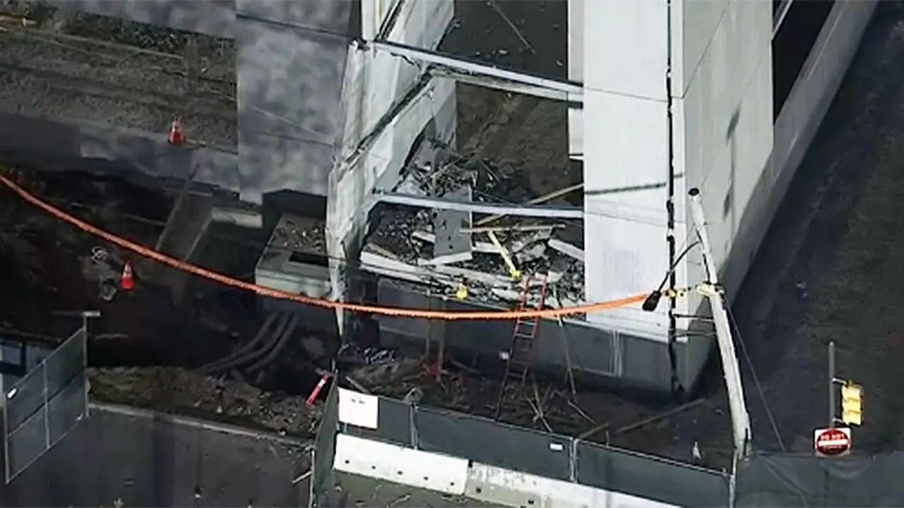 Two ironworkers' bodies recovered five days after partial collapse of Philadelphia parking garage; third worker died earlier