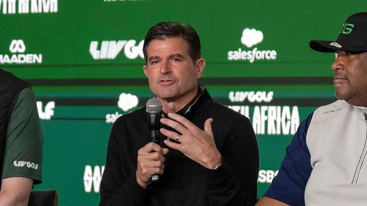 LIV Golf CEO Scott O'Neil confirms Saudi Public Investment Fund will end funding after 2026 season and says he has a plan to sustain the league