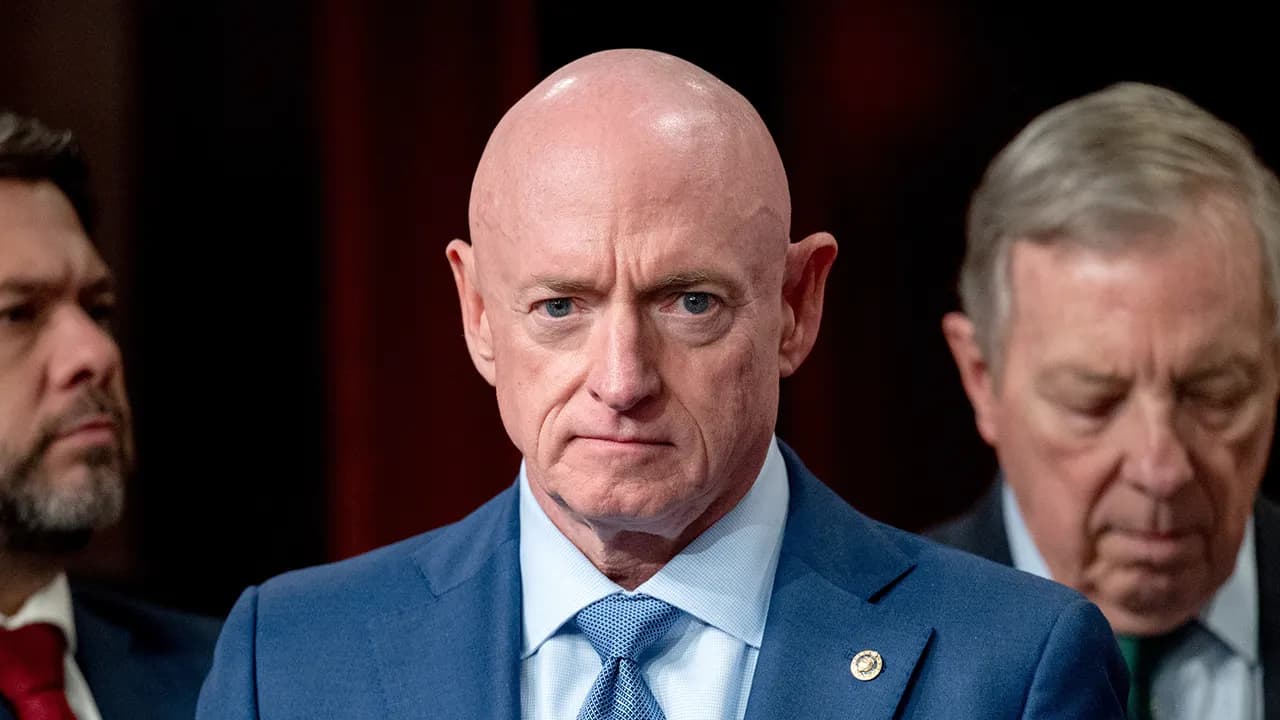 Sen. Mark Kelly Posts Photos at Mexico Watch Party