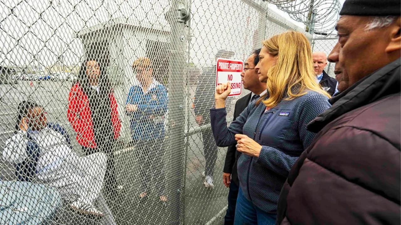 Gov. Mikie Sherrill Attributes Newark Delaney Hall Protests to Out‑of‑State Agitators as Critics Cite Limited Early Police Presence