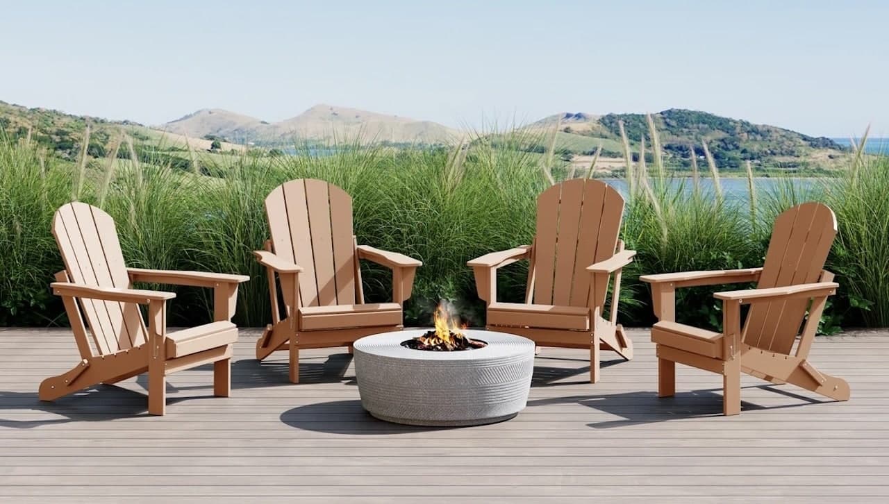 Wayfair offers more than 50% off select Adirondack chair sets ahead of Memorial Day