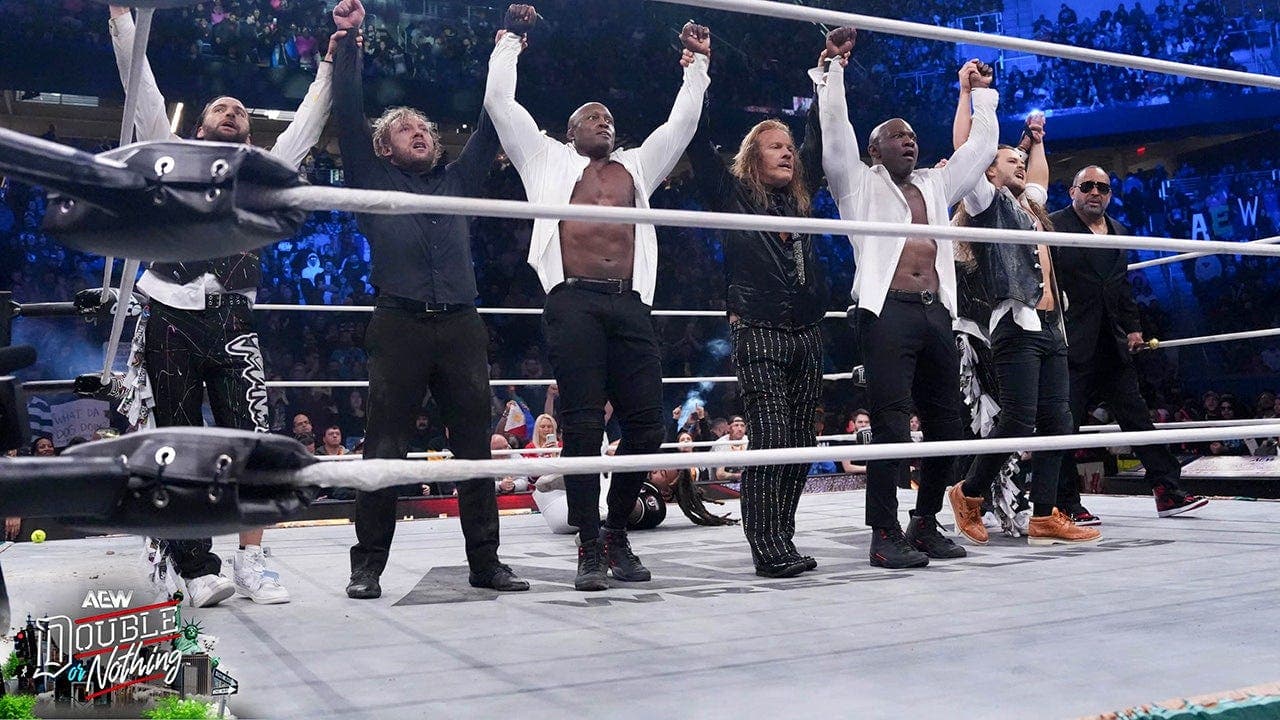 AEW Double or Nothing in Queens (May 24, 2026): MJF reclaims AEW World Title; Chris Jericho's team wins Stadium Stampede; Kevin Knight attacks Darby Allin — plus Michin's performance on WWE Main Event