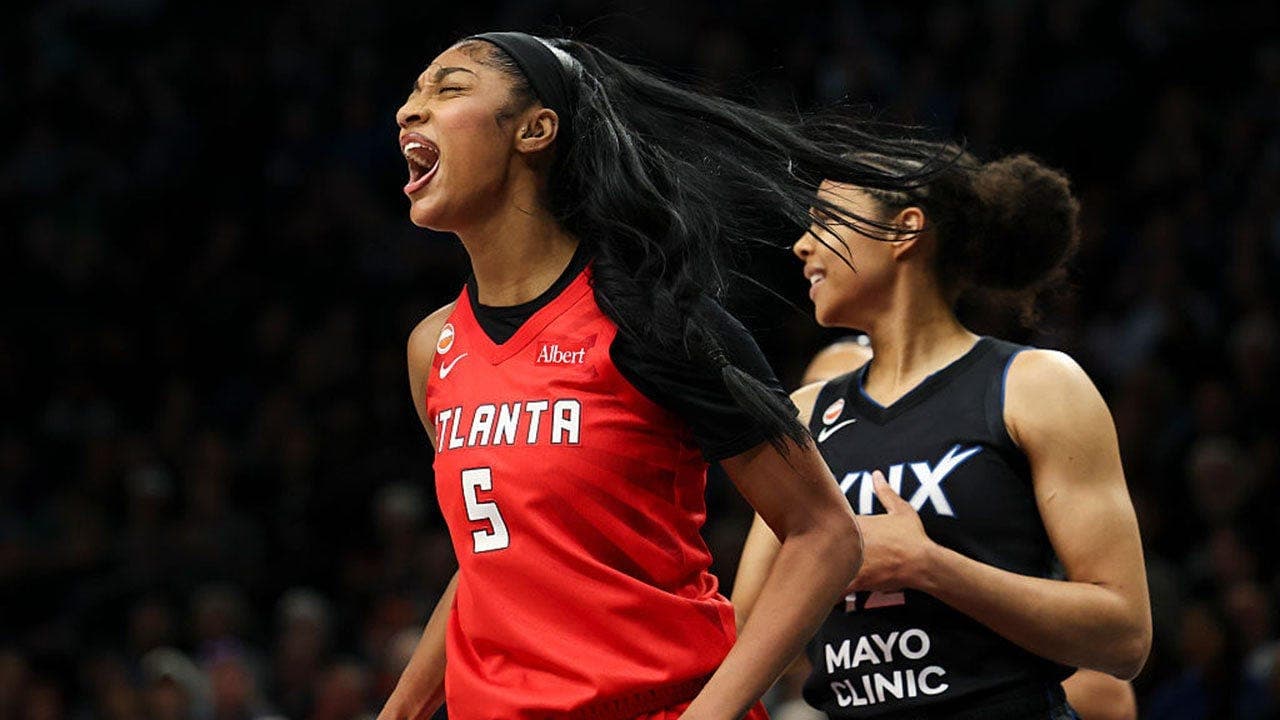 Angel Reese reaches 50 career double-doubles in 65 games — fastest in WNBA history — in Atlanta Dream debut