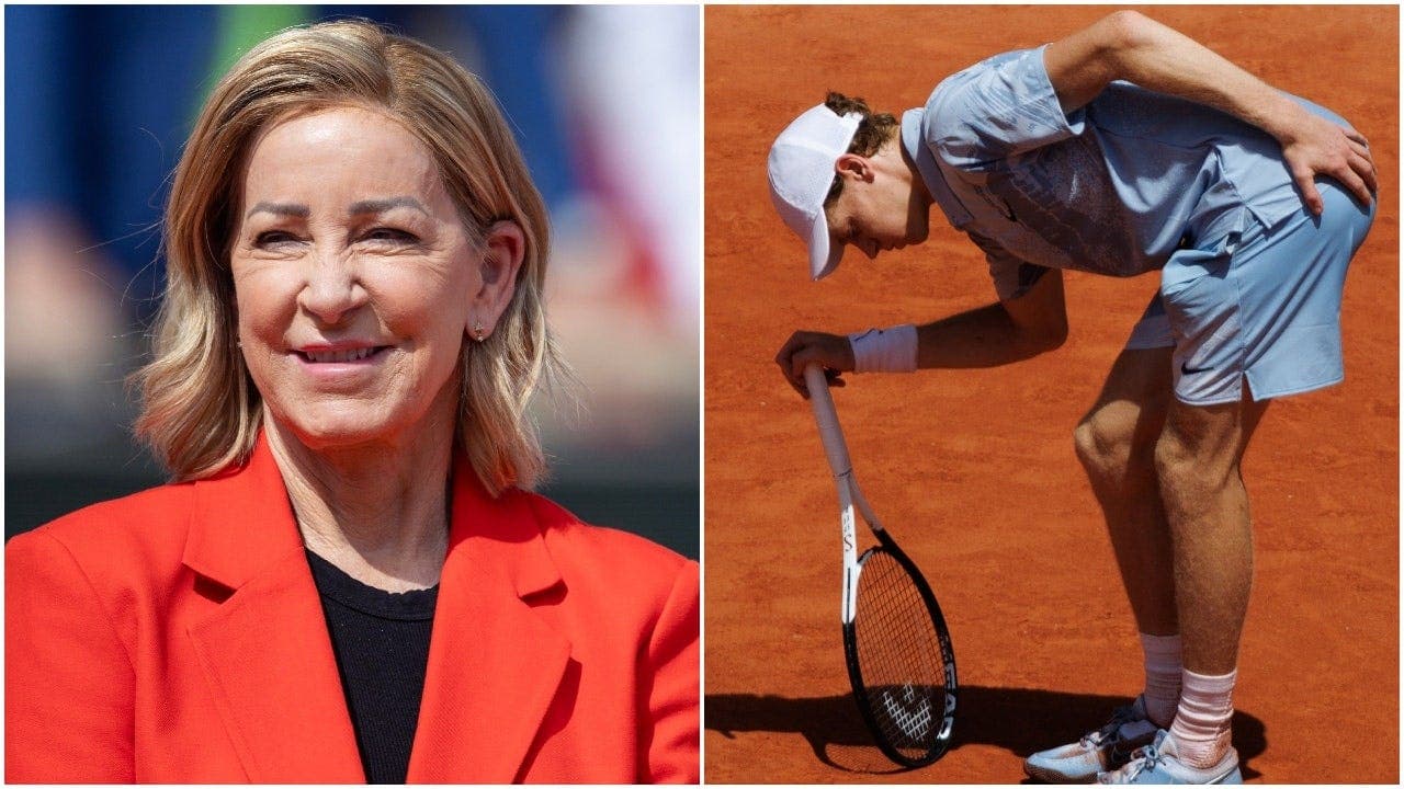 Chris Evert Says Jannik Sinner Should Not Have Been Allowed to Leave Court for Medical Treatment During 2026 French Open Match