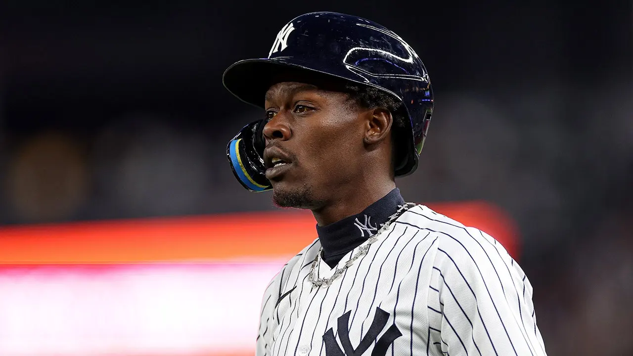 Yankees' Jazz Chisholm Jr. says white object in his ear was cotton for an earache, not an AirPod, after being hit by a ground ball