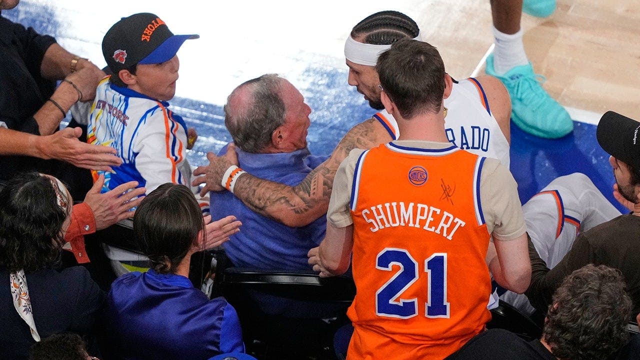 Bloomberg Nearly Struck by Dive at NBA Finals