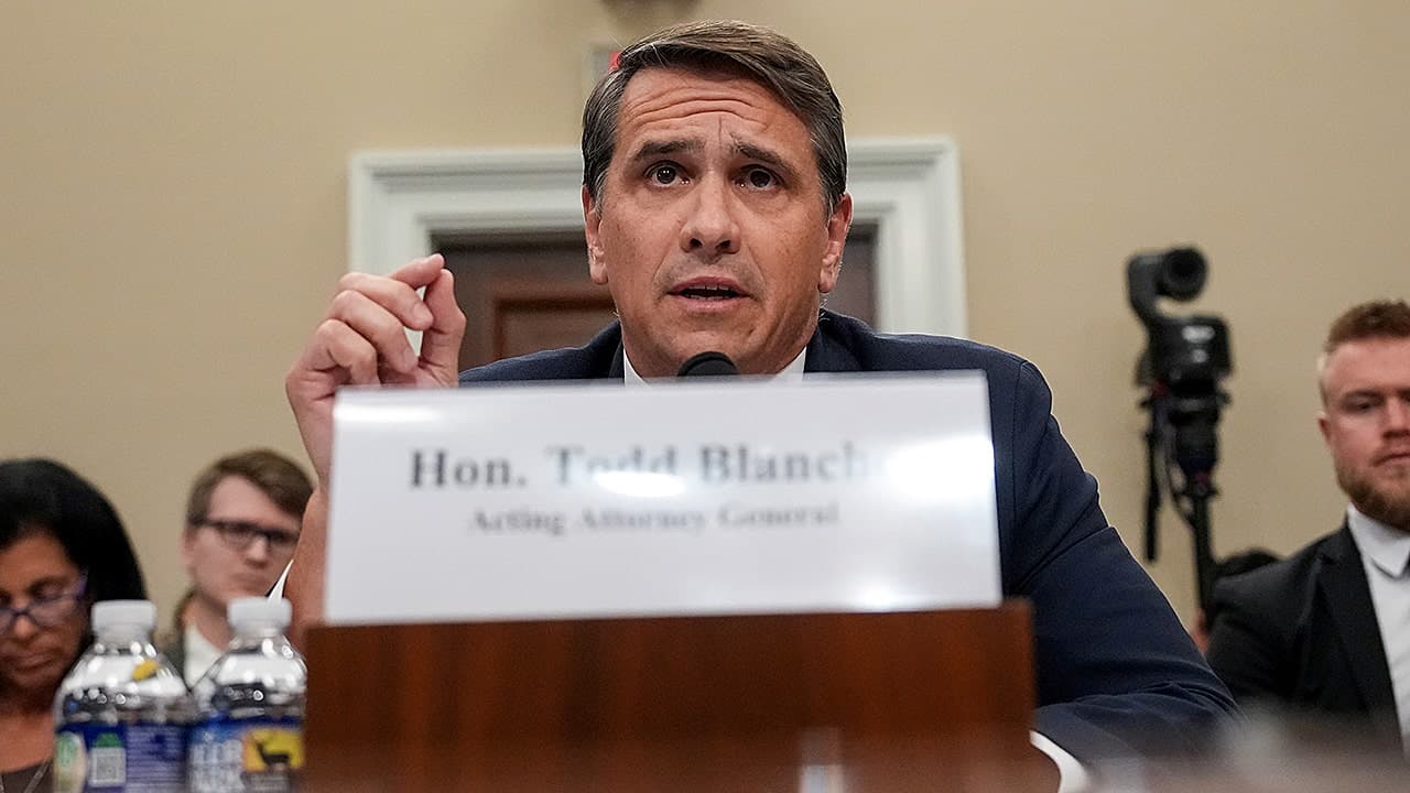 Acting Attorney General Todd Blanche says Justice Department will not pursue proposed 'Anti-Weaponization Fund' created from Trump–IRS dispute